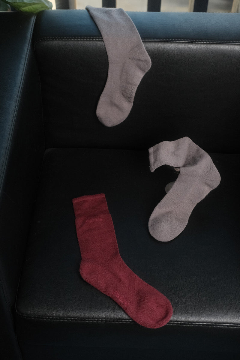 Cashmere-Merino Crew Sock