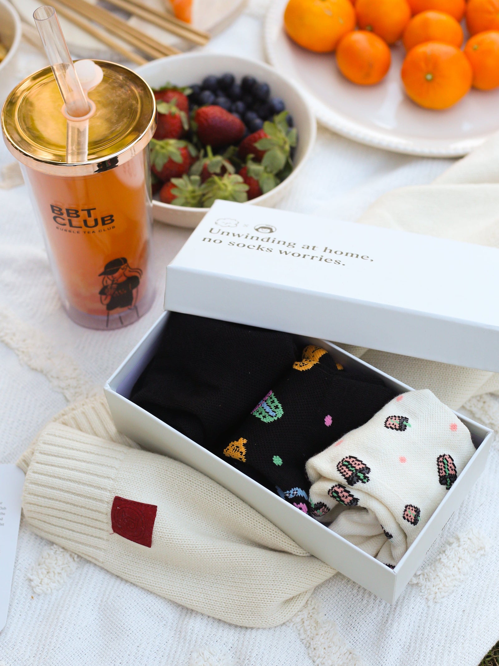 Paire X BBT Club Quarter Socks Gift Box