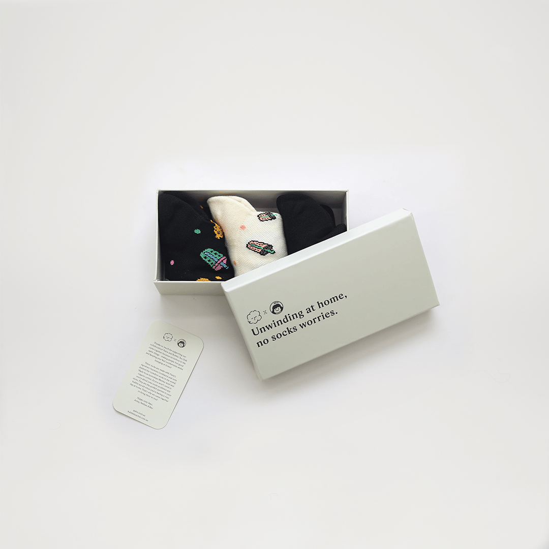 Paire X BBT Club Quarter Socks Gift Box