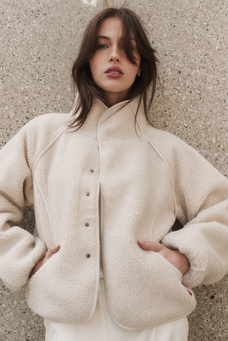 Merino-blend fleece for everyday warmth
