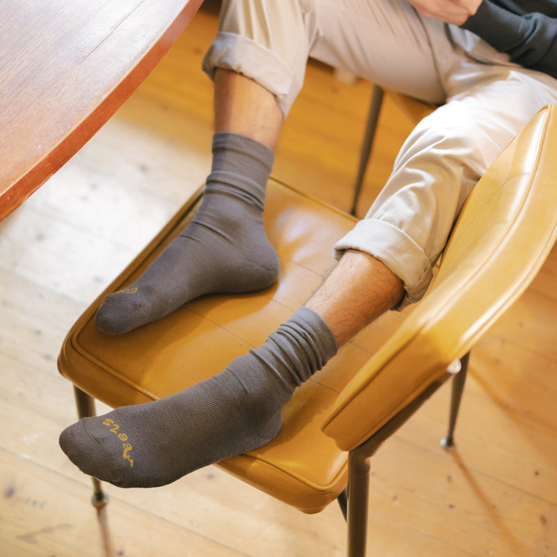 Loose top socks with a gentle, non-binding cuff