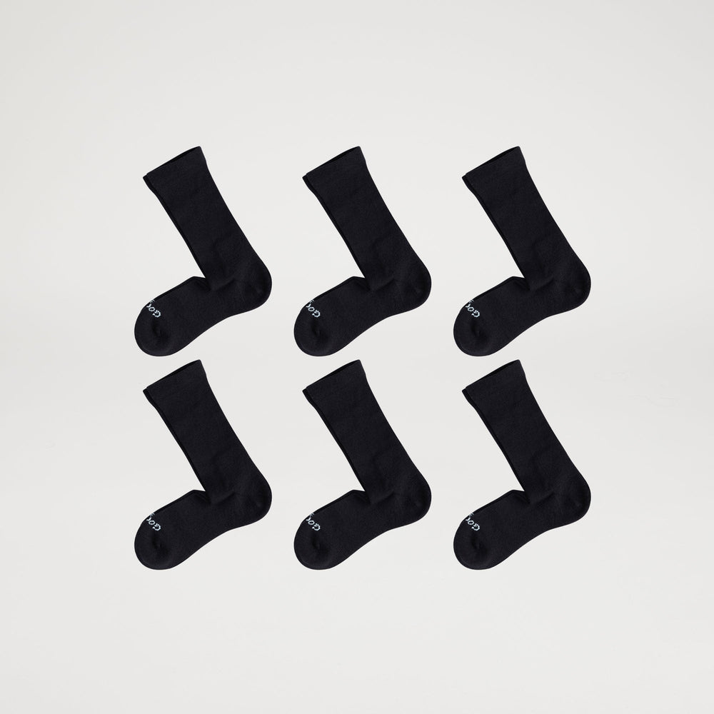 Loose Top Calf Sock / Pack of 6