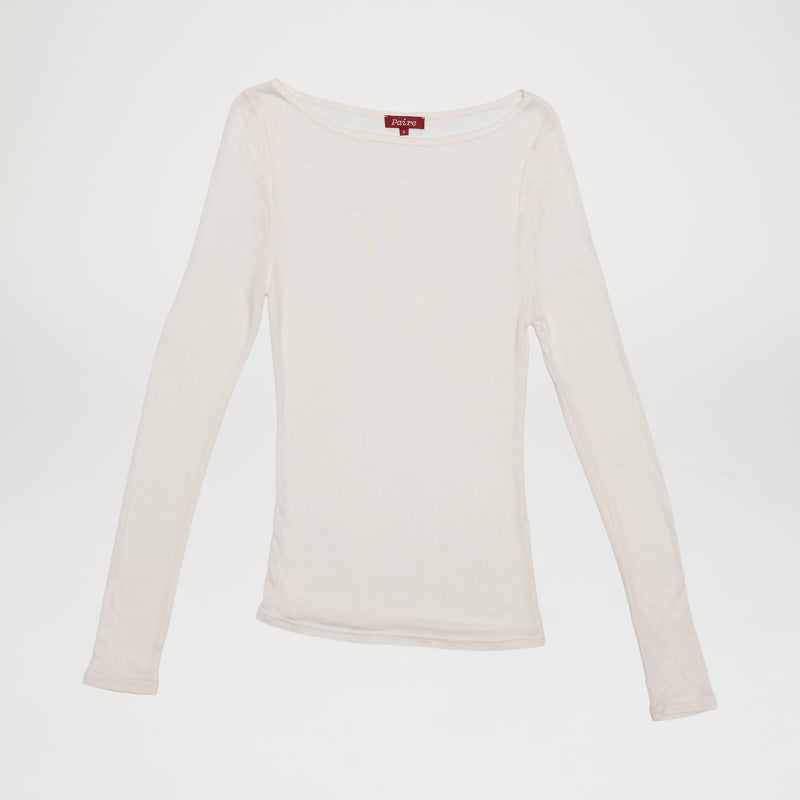 Women’s Cashmere-Blend Boat Long Sleeve