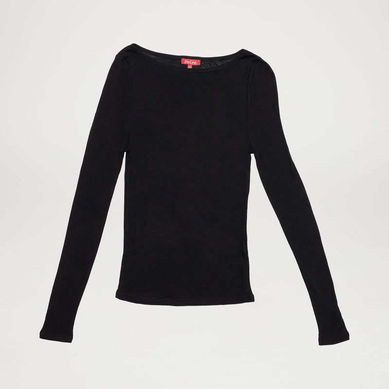 Women’s Cashmere-Blend Boat Long Sleeve
