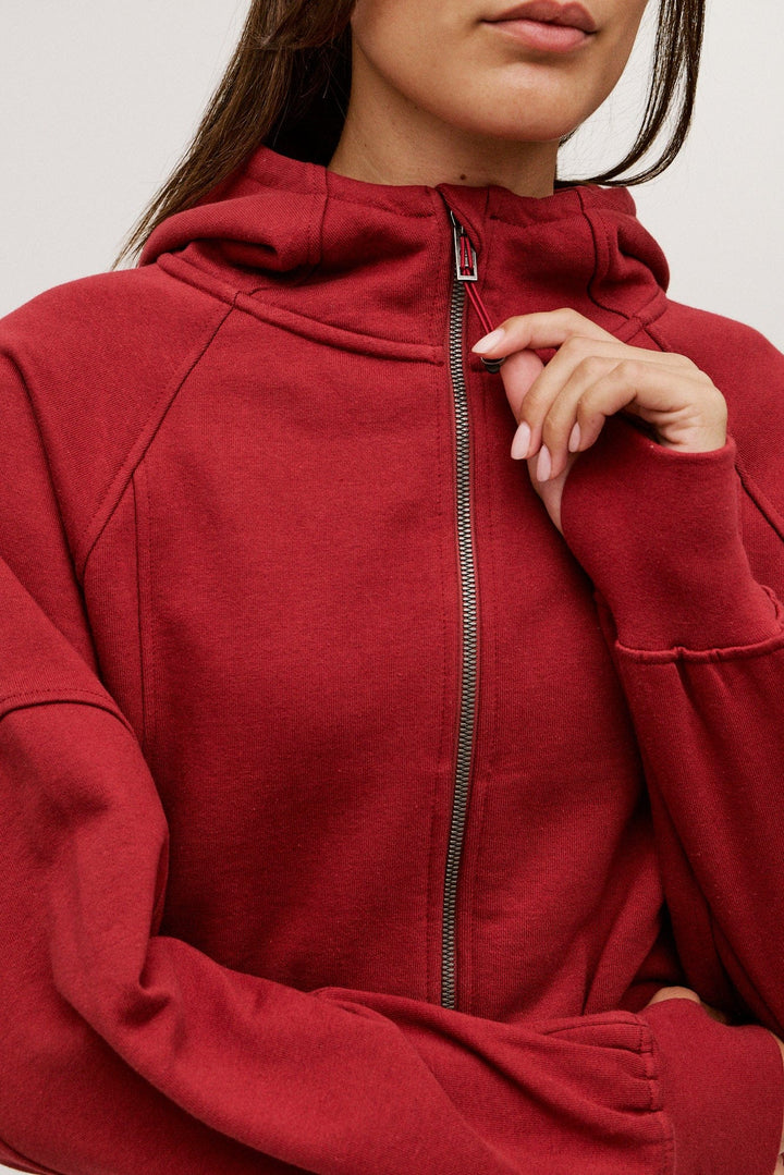 Women’s 100% Organic Cotton Full-Zip Hoodie