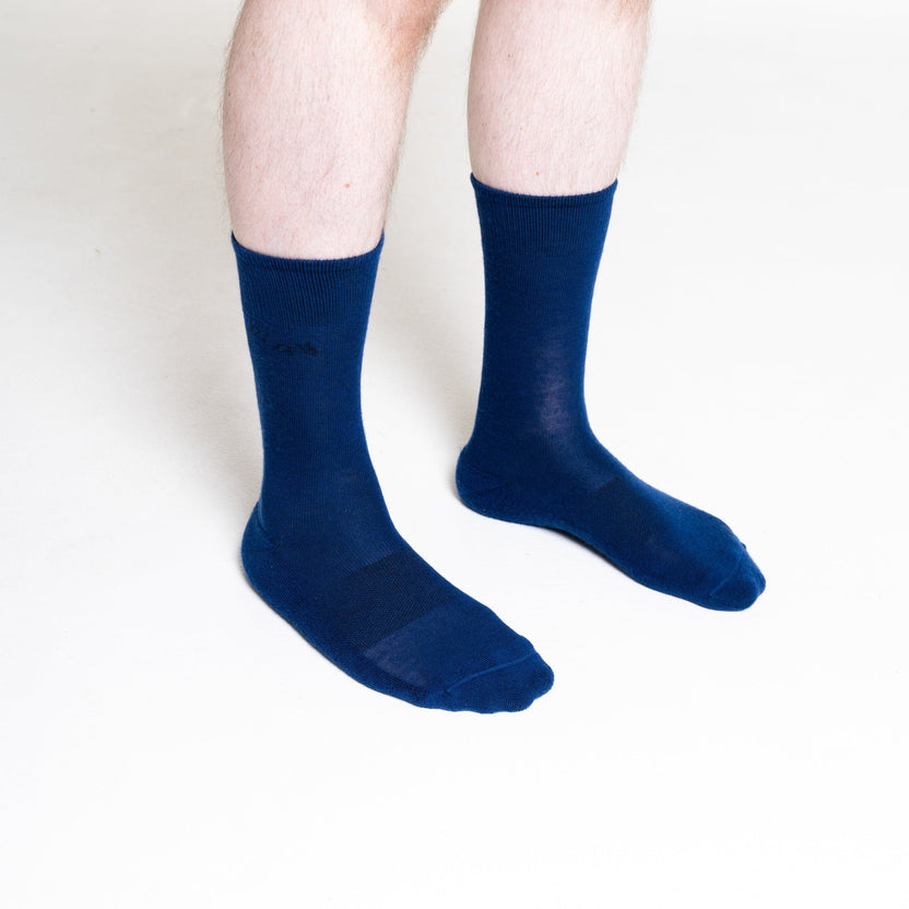 Cashmere & Australian Merino Wool Cushioned Dress Sock - Paire