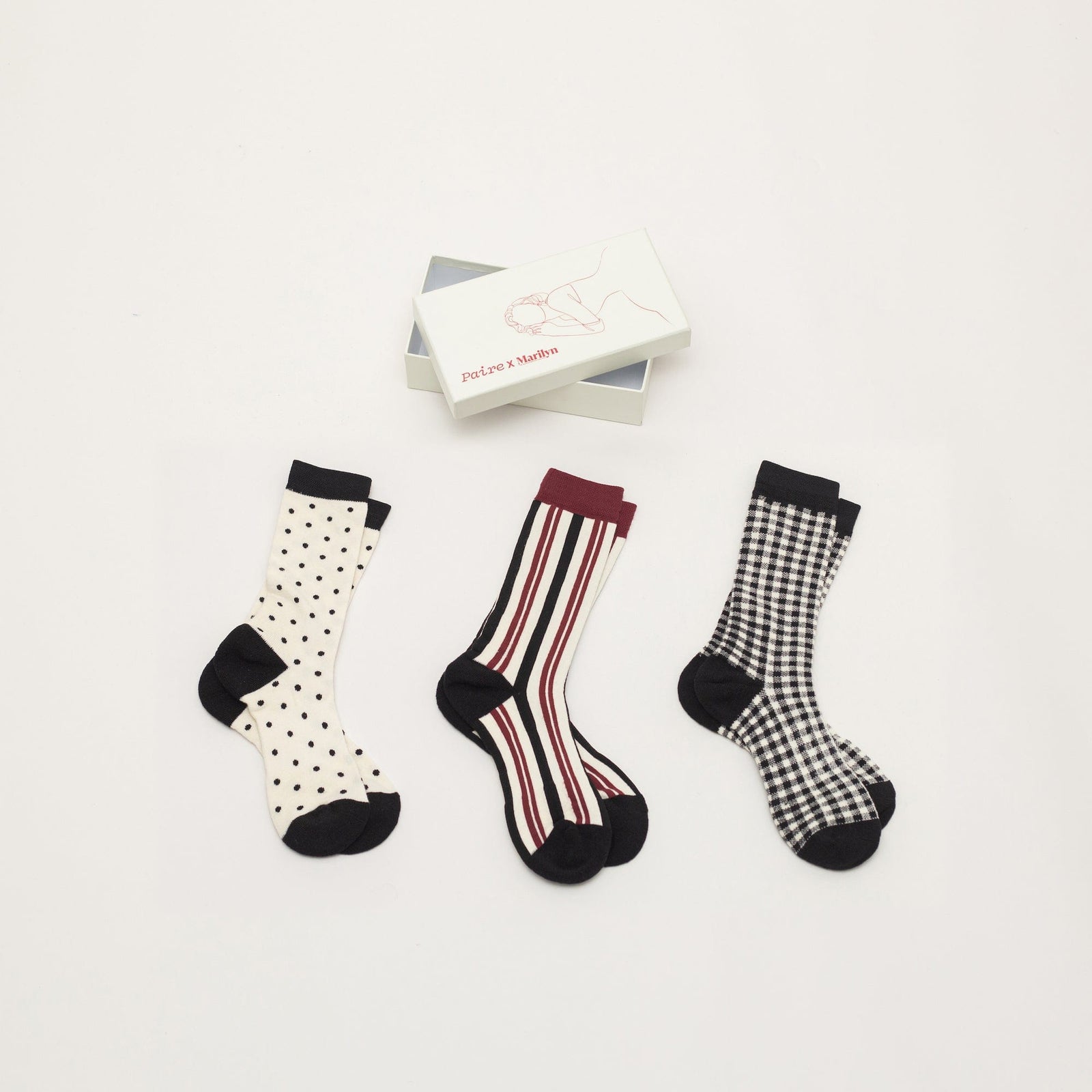 Paire X Marilyn Monroe Socks Collection