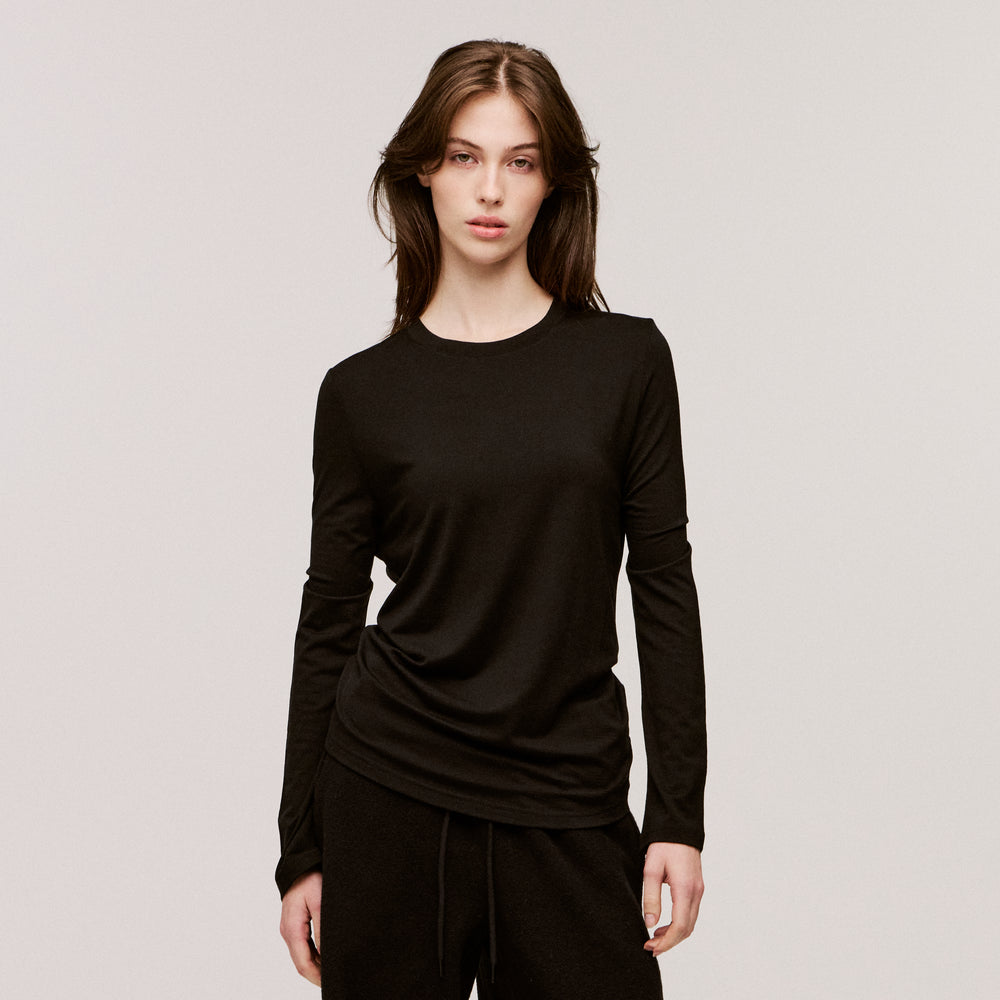 100% Ultra-Fine Merino Wool Women’s Long Sleeve