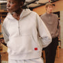 Women’s 100% Organic Cotton Half-Zip Hoodie