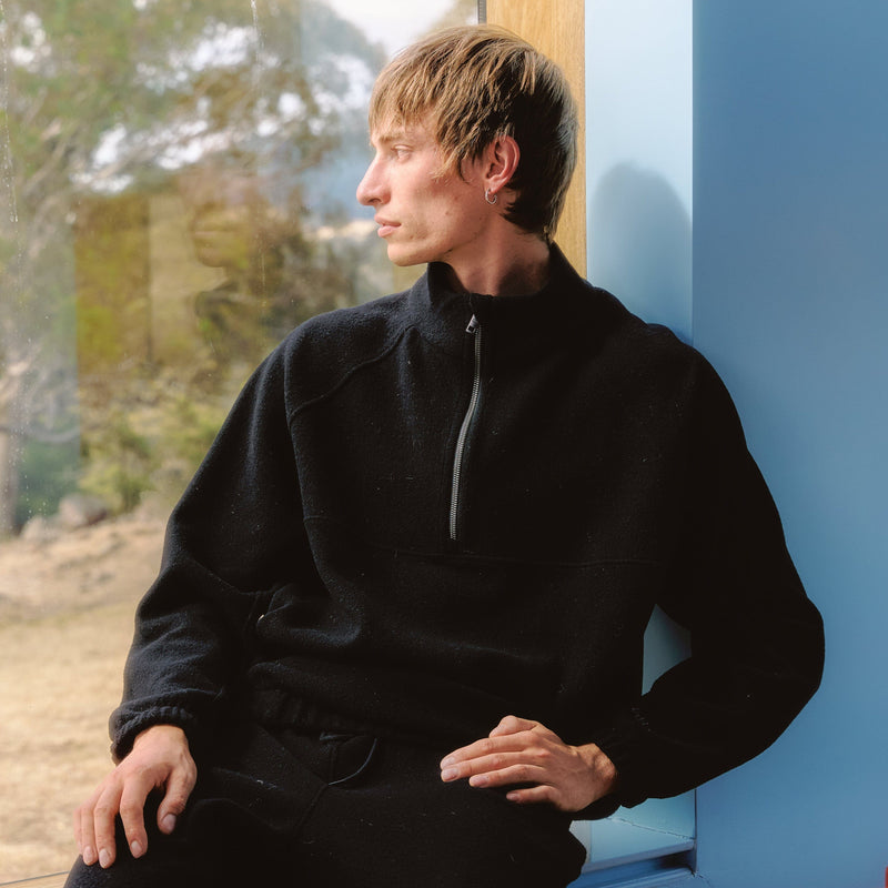 Unisex CoolBlend™ Zip Neck Jumper