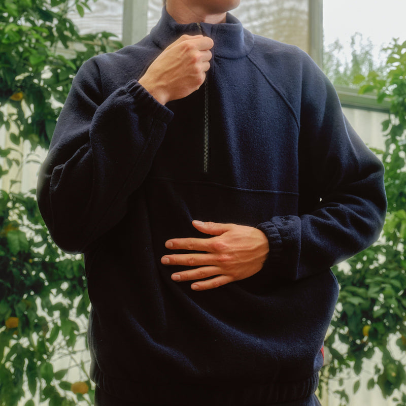 Unisex CoolBlend™ Zip Neck Jumper