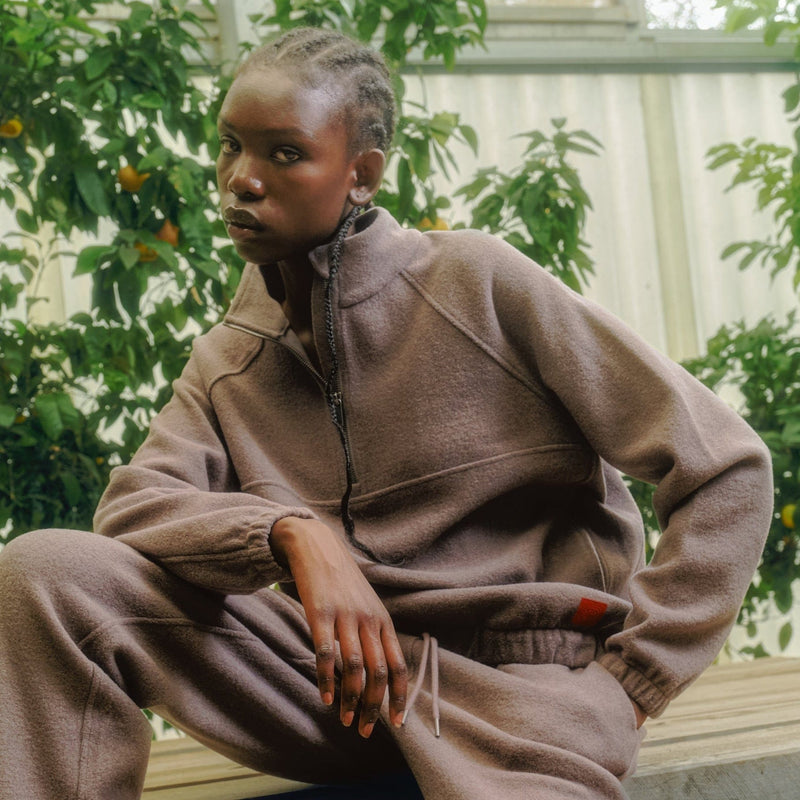 Unisex CoolBlend™ Zip Neck Jumper
