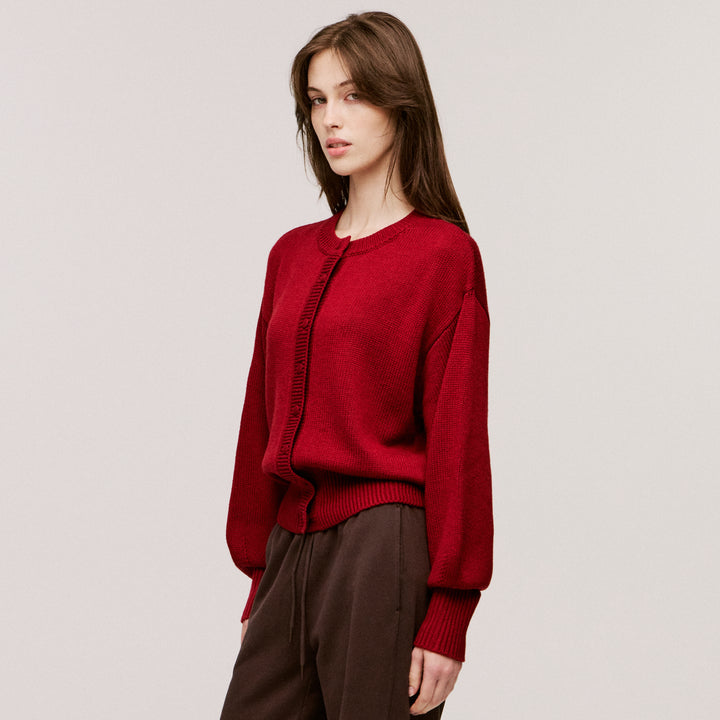 Women’s SilKnit™ Crewneck Cardigan