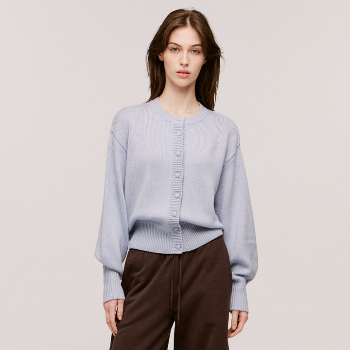 Women’s SilKnit™ Crewneck Cardigan