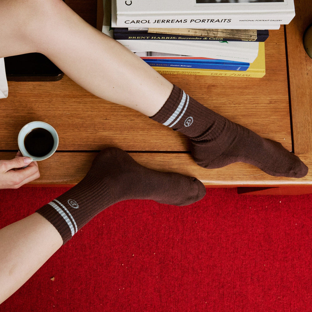 Cafe Blush Crew Sock