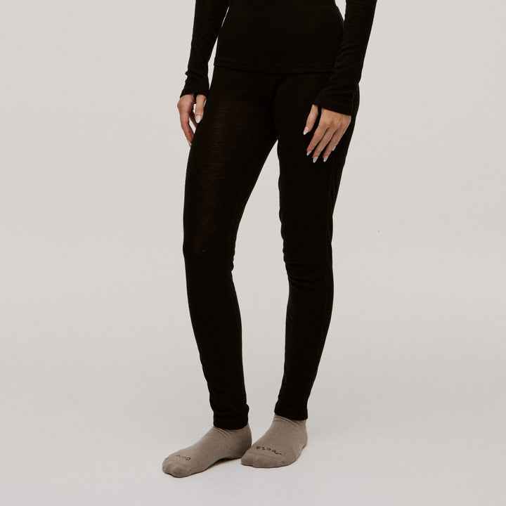 100% Superfine Merino Women's Thermal Leggings