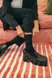 Cashmere-Merino Crew Sock