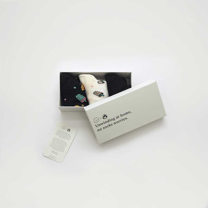 Paire X BBT Club Quarter Socks Gift Box