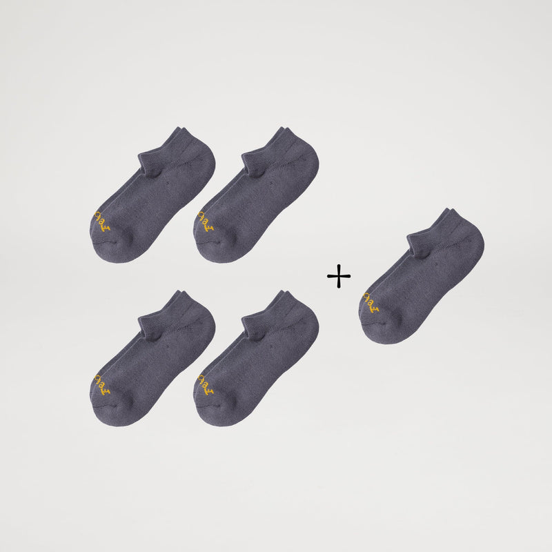 Ankle Sock / Pack of 4 + 1