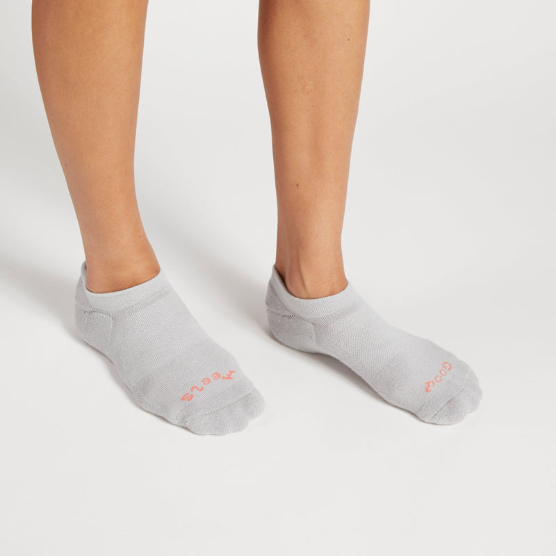 Australian Merino Wool-Blend Cushioned Ankle Socks - Paire