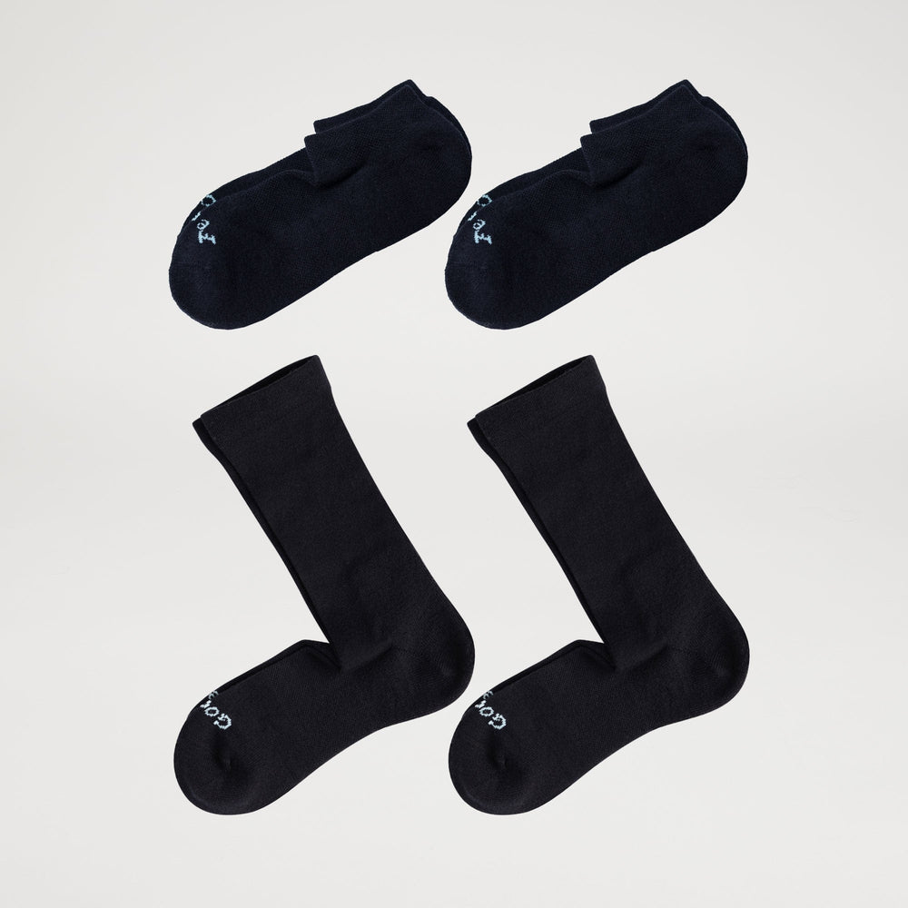 Ankle & Loose Top Calf Sock / Pack of 4