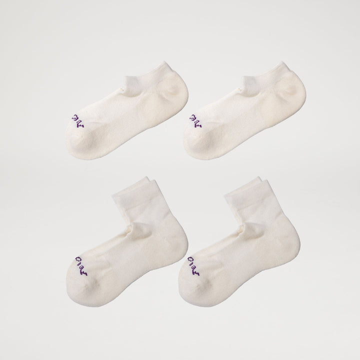 Ankle & Quarter Sock / Pack of 4