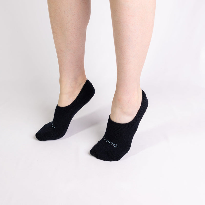 Australian Merino Wool-Blend Anti-Slip Cushioned No-Show Sock - Paire